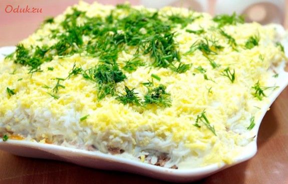 слоеный, салат, куриной, жир слоеный, салат, куриной, жир