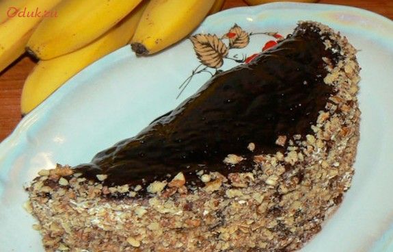 банановый, торт банановый, торт