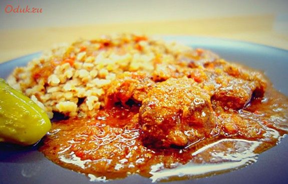 гуляш, овощами гуляш, овощами