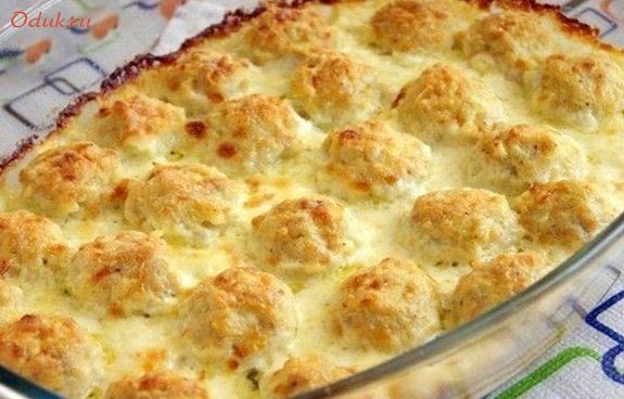 куриные, шарики, сырном