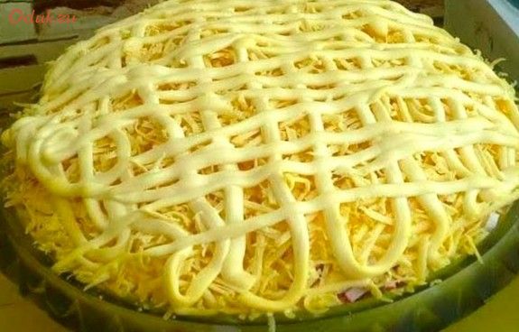 нежный, салат, пушинка