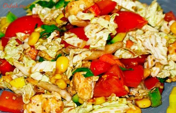 легкий, салат, лимонной, маринад