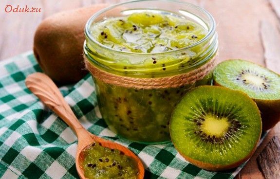 ароматное, варенье, киви