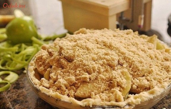 французский, пирог, крошкой французский, пирог, крошкой