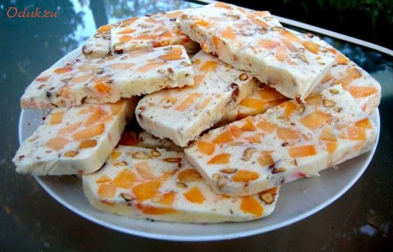 йогуртовый, семифредо, нектаринами, пищевой йогуртовый, семифредо, нектаринами, пищевой