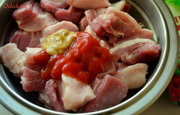 пивной, маринад, свинины, свинина