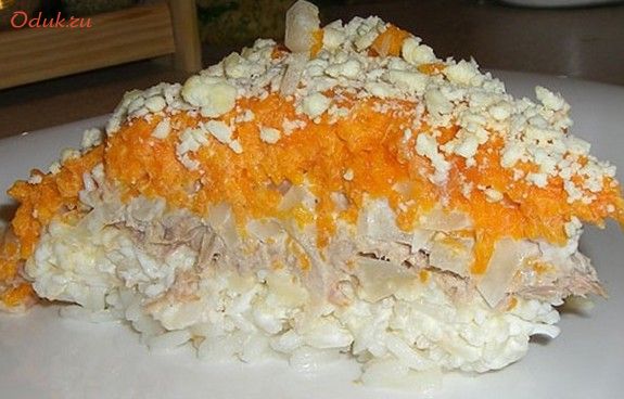 слоеный, салат, мимоза, пищевой