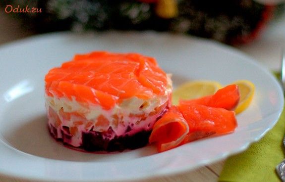 слоеный, салат