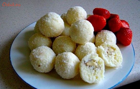 творожные, рафаэлло, творог