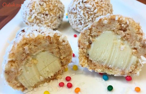 аппетитное, пирожное, рафаэлло