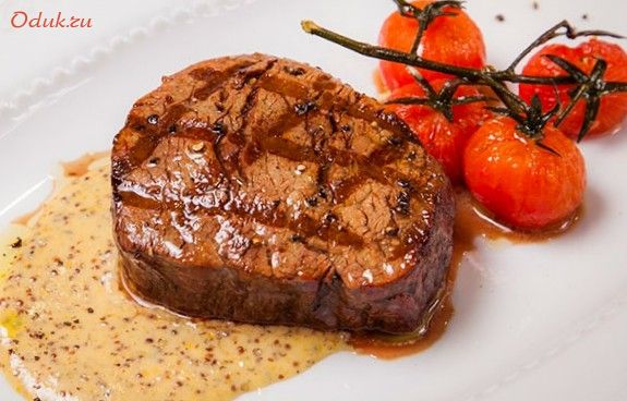 говяжьи, стейки, горчичным говяжьи, стейки, горчичным