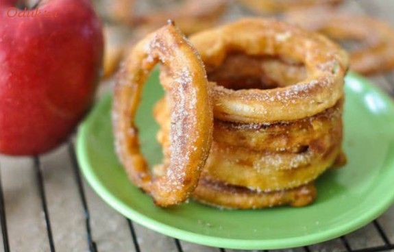 хрустящие, яблочные, кольца хрустящие, яблочные, кольца