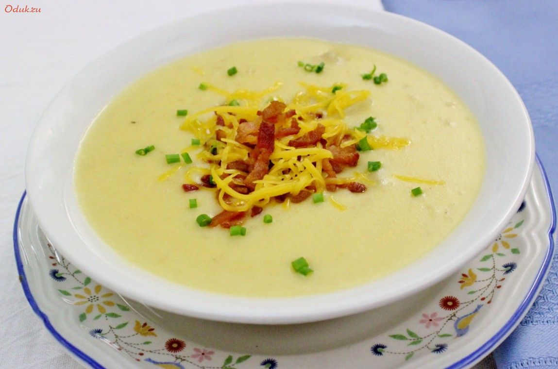 картофельный, суп-пюре