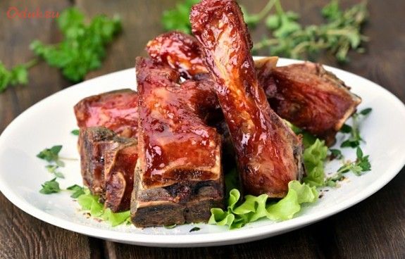 мясные, ребрышки, глазури, маринад