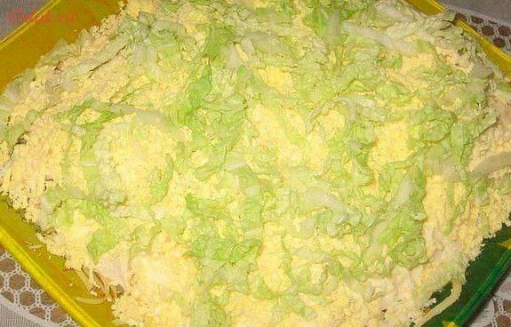 несложный, салат, лебединый, капуста, маринад