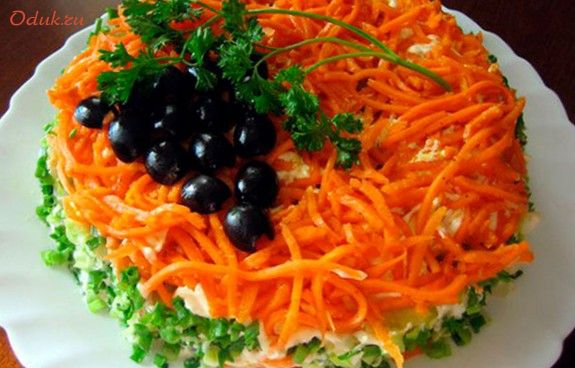 салат, изабелла, копченым