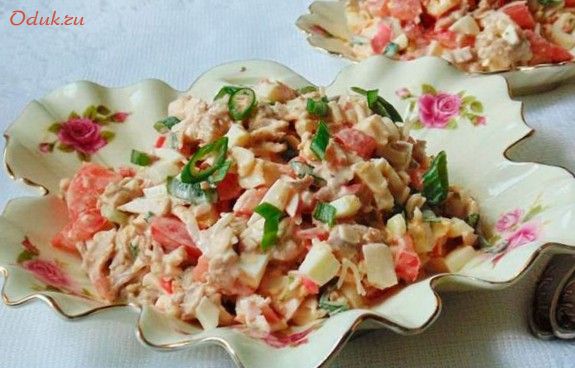 салат, коралл, курицей салат, коралл, курицей