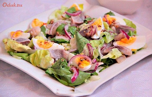 салат, отпад, сельди салат, отпад, сельди