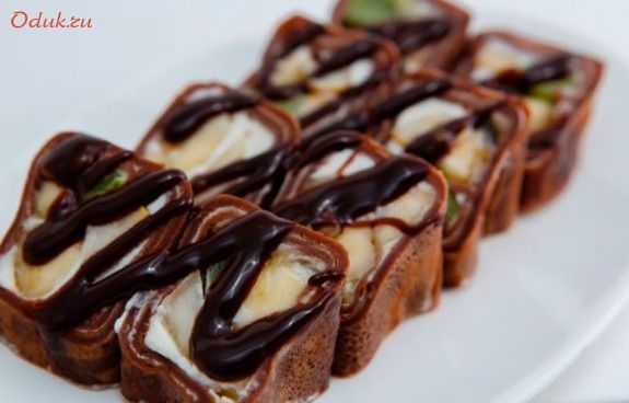 десерт, банановое