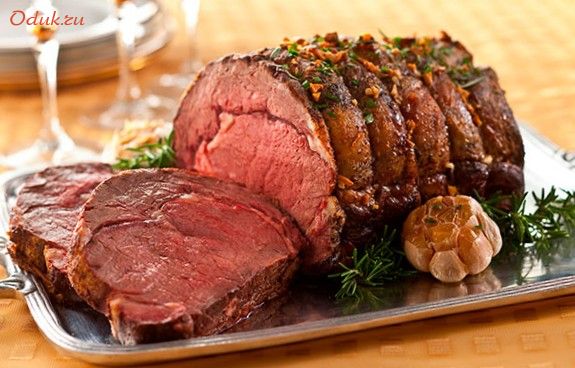 говядина, запеченная