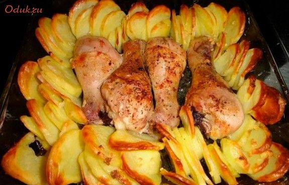 куриные, ножки, запеченные, маринад, пищевой