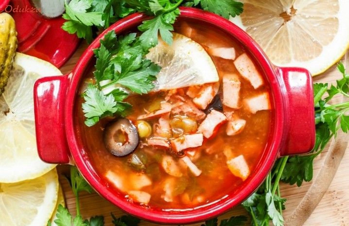 мясная, солянка, копченой