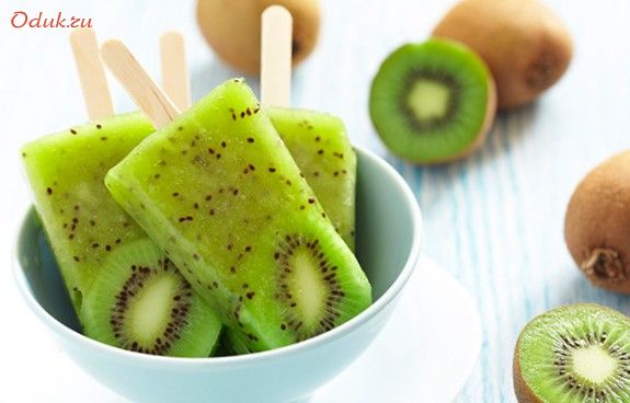 мороженое, киви