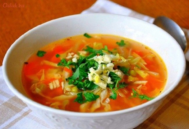 свежей, капусты, зелень петрушки, свинина, капуста