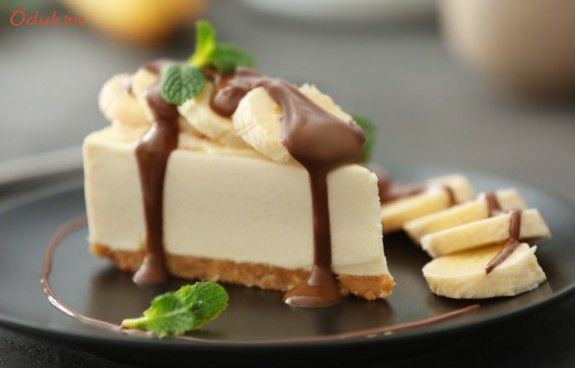 чизкейк, банановый, творог