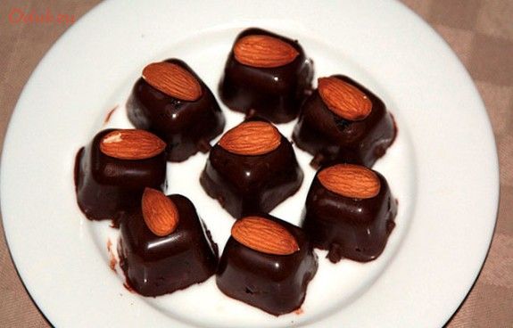 домашние, конфеты, вишневым, вишня