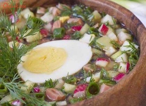 окрошка, настое, сухофруктов