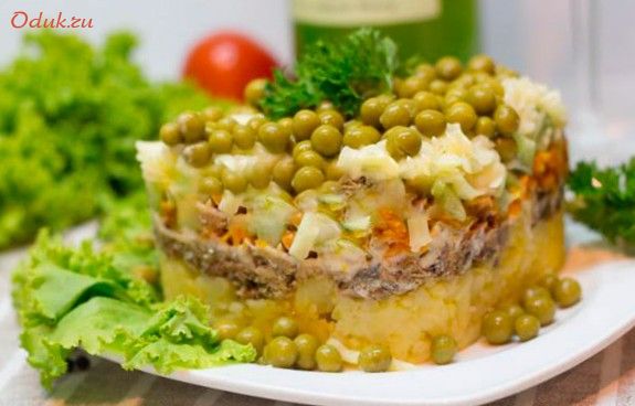 слоеный, картофельный слоеный, картофельный