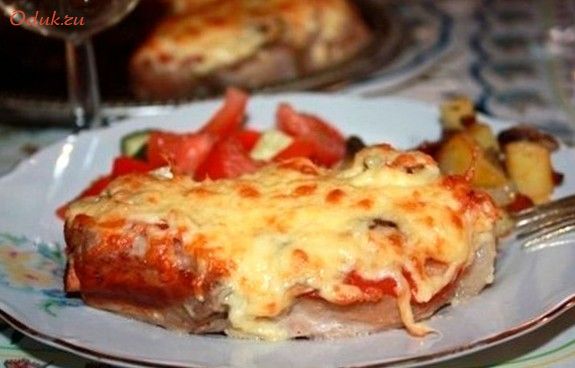 свинина, помидорами, маринад