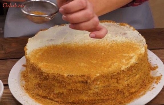 торт, медом, заварным