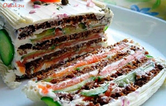 бутербродный, торт, сливочным