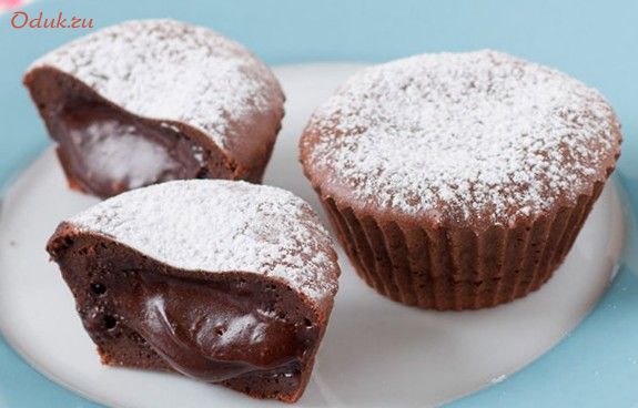 нежный, шоколадный, флан