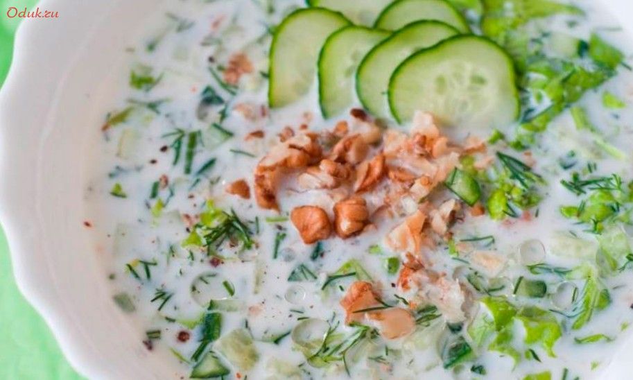 окрошка, таратор, по-болгарски, жир