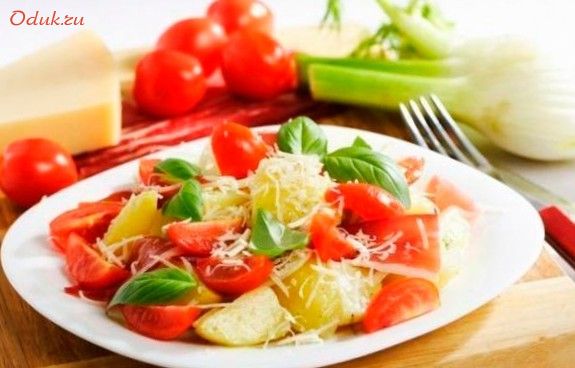 несложный, салат, картофеля