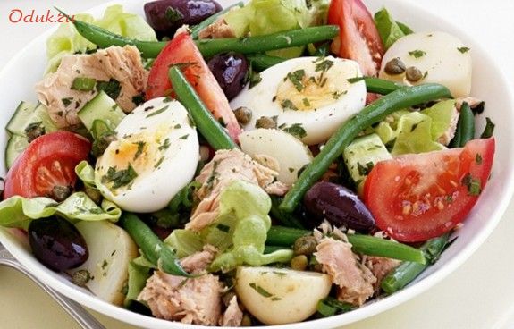 прованский, салат, нисуаз