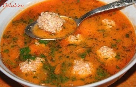 рассольник, рисом