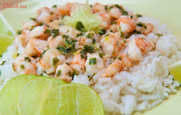салат, креветочный, рисом салат, креветочный, рисом