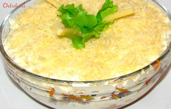 салат, шампиньонами, сардинами, жир салат, шампиньонами, сардинами, жир