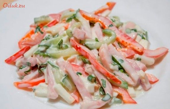 салат, софия, ветчиной салат, софия, ветчиной