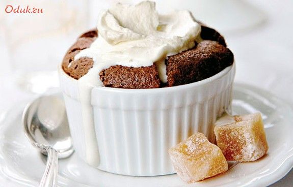 шоколадное, суфле, жир