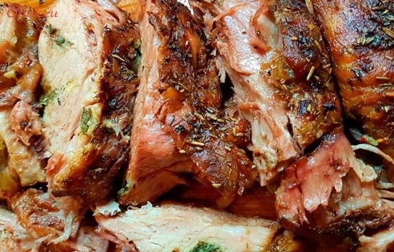 свиная, шейка, овощами, свинина, маринад