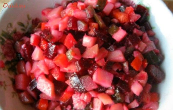 винегрет, постный, по-русски, капуста винегрет, постный, по-русски, капуста