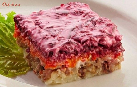 классическая, сельдь, шубой