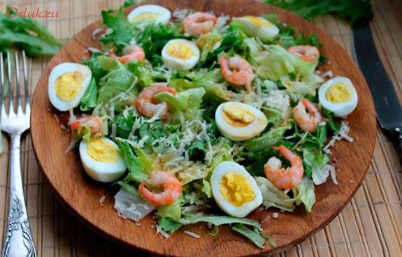 салат, креветками салат, креветками