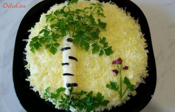 слоеный, салат