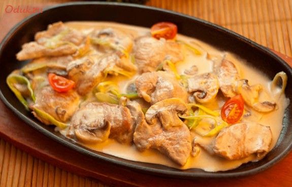 свинина, сливочном, соусе, маринад